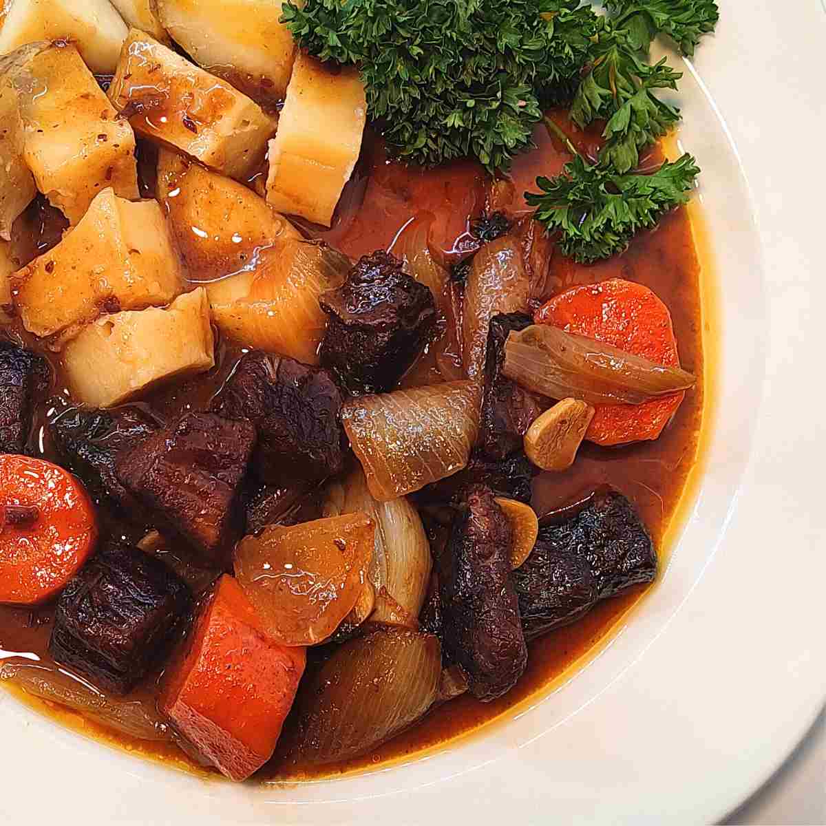 Classic French Beef Stew Made Easy: Slow Cooker Bourguignon